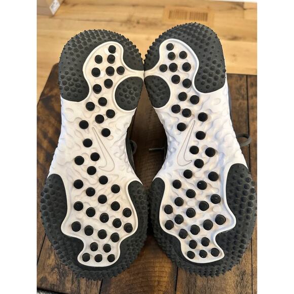 Nike Alpha Huarache Elite 4 Turf Baseball Cleats – Men’s 7 (Black/Gray/White) - Picture 5 of 10